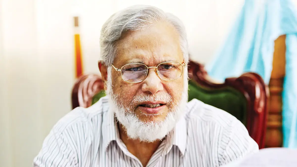 জামিনে কারামুক্ত সাবেক প্রধান বিচারপতি এ বি এম খায়রুল হক
